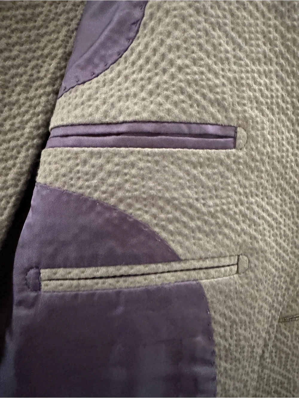 Suitsupply Olive Green Seersucker Suit